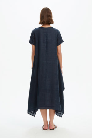 GATHER TIE DRESS