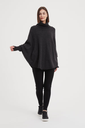HIGH NECK OVERSIZED KNIT