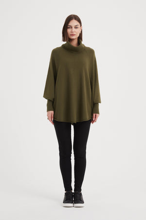 HIGH NECK OVERSIZED KNIT