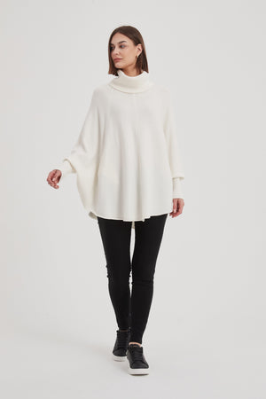 HIGH NECK OVERSIZED KNIT