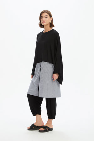 JERSEY OVERSIZED LAYER TOP