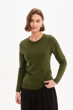 Women's Cotton Long Sleeve Tshirt