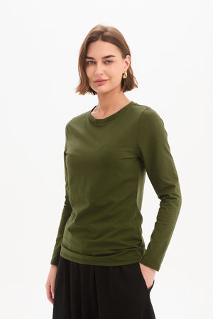 Women's Cotton Long Sleeve Tshirt