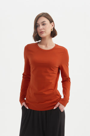 Women's Cotton Long Sleeve Tshirt