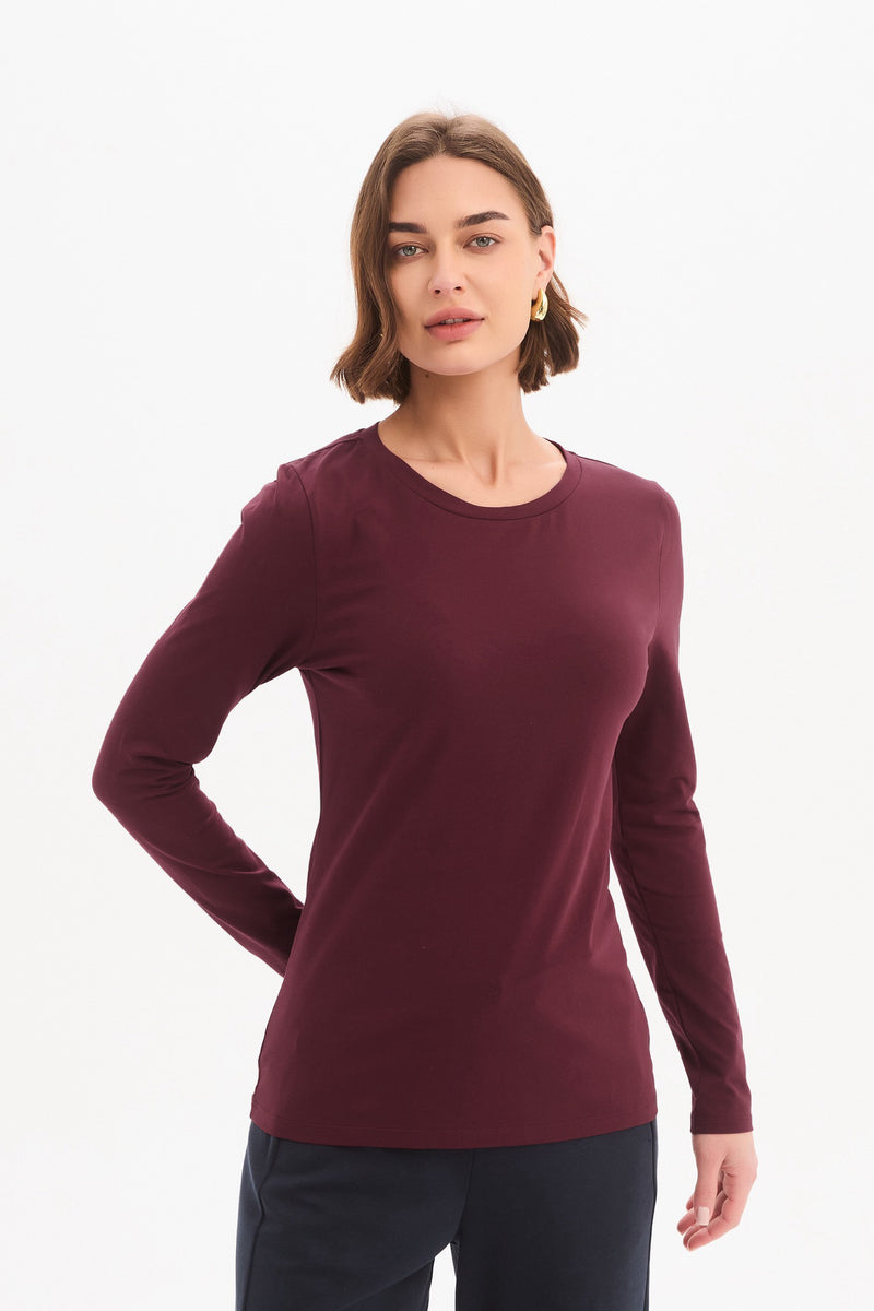 Women's Cotton Long Sleeve Tshirt