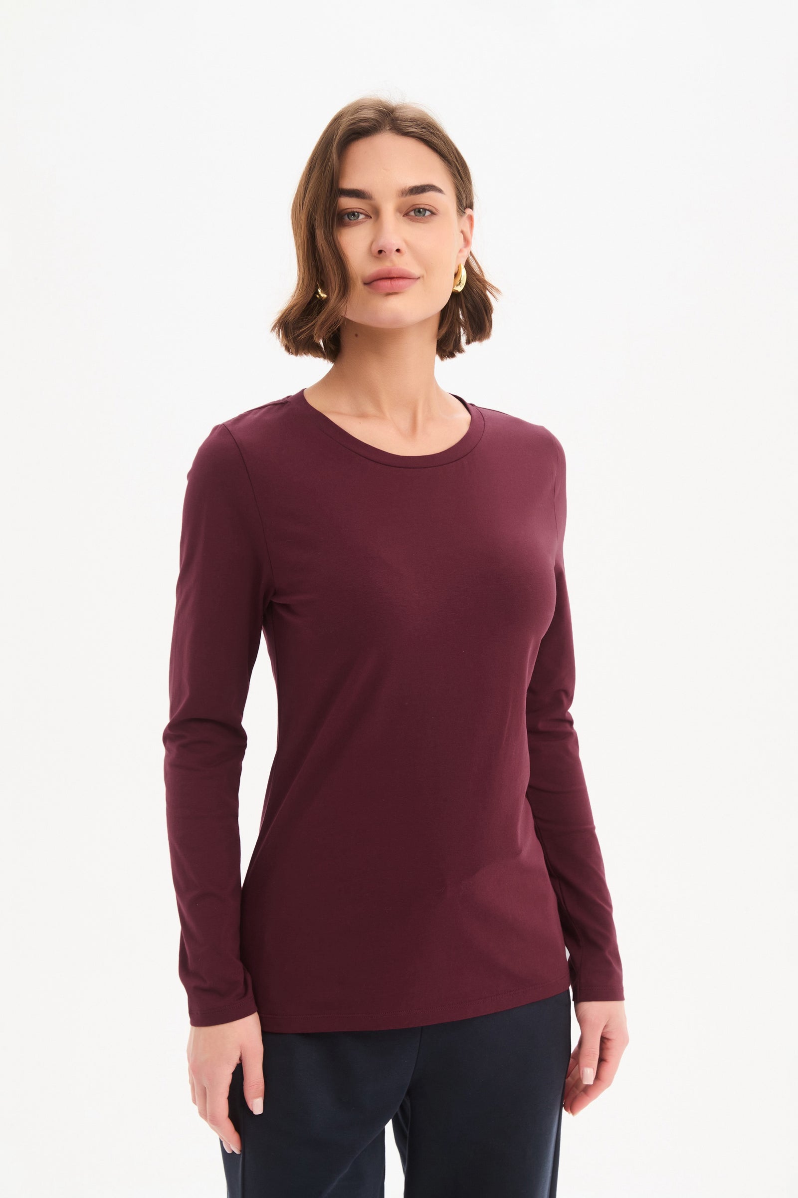 Women's Cotton Long Sleeve Tshirt