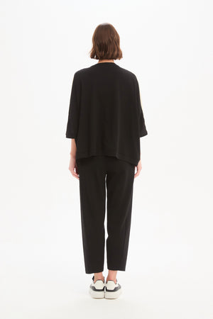 OVERSIZED 3/4 STRIPE SLEEVE TEE