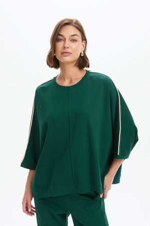 OVERSIZED 3/4 STRIPE SLEEVE TEE