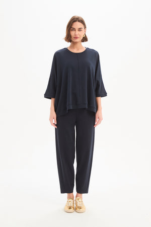 OVERSIZED 3/4 STRIPE SLEEVE TEE