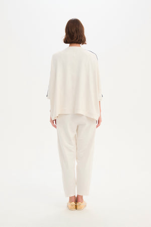 OVERSIZED 3/4 STRIPE SLEEVE TEE