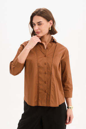 PANEL FRONT BIND SHIRT