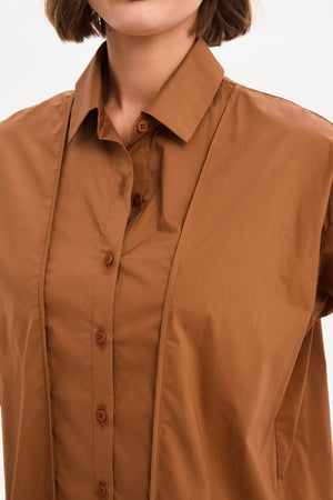 PANEL FRONT BIND SHIRT