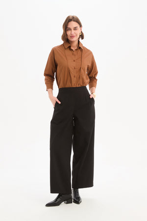 PANEL FRONT BIND SHIRT