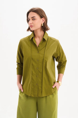 PANEL FRONT BIND SHIRT