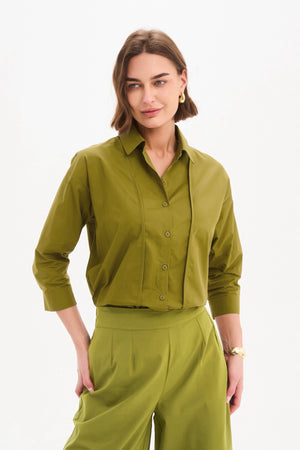 PANEL FRONT BIND SHIRT