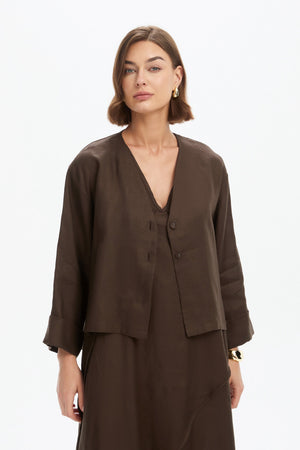 RELAXED LINEN JACKET