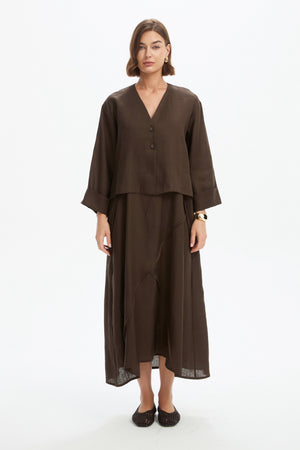 RELAXED LINEN JACKET