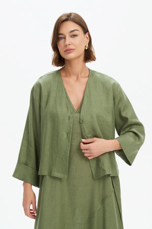 RELAXED LINEN JACKET