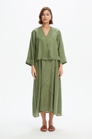 RELAXED LINEN JACKET