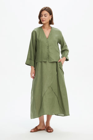 RELAXED LINEN JACKET