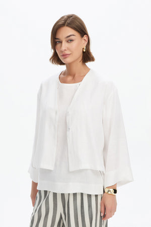 RELAXED LINEN JACKET