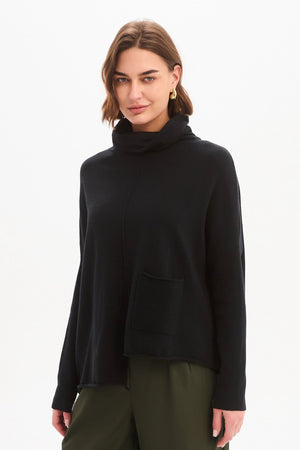 ROLL HEM POCKET KNIT