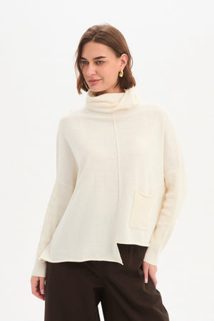 ROLL HEM POCKET KNIT