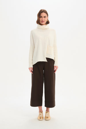 ROLL HEM POCKET KNIT