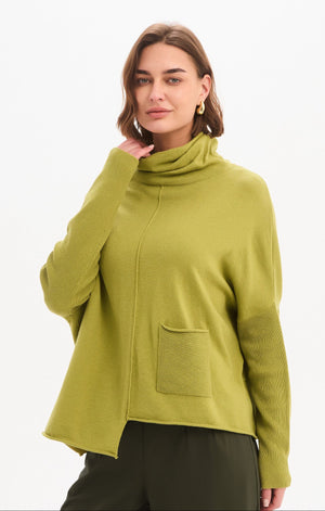 ROLL HEM POCKET KNIT