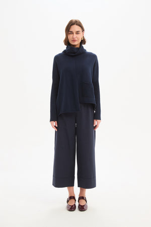 ROLL HEM POCKET KNIT