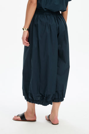 RUFFLE CUFF POPLIN PANT