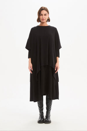 SPLIT HEM KNIT TOP