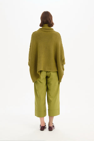 STEP HEM CROP KNIT