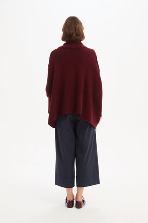 STEP HEM CROP KNIT