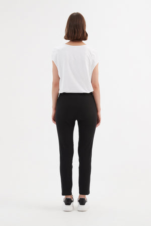 STRAIGHT CROP PANT - HIGH ANKLE