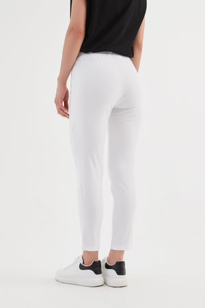 STRAIGHT CROP PANT - HIGH ANKLE