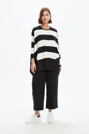 STRIPE BILLOW COMBI TOP