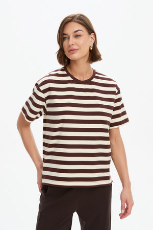 [PRE-ORDER] STRIPE BOXY TEE