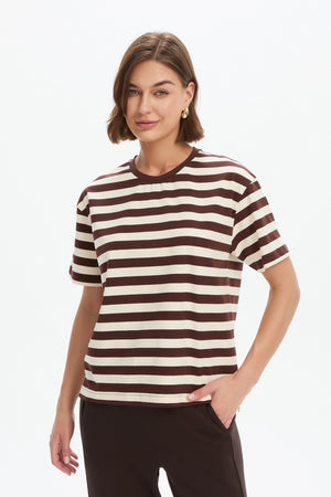 [PRE-ORDER] STRIPE BOXY TEE