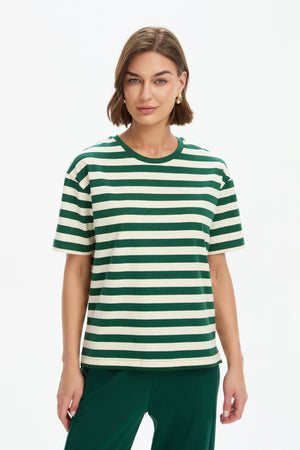 [PRE-ORDER] STRIPE BOXY TEE