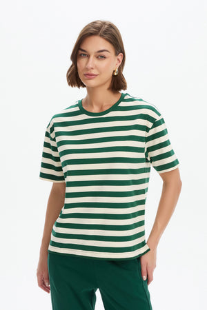 [PRE-ORDER] STRIPE BOXY TEE