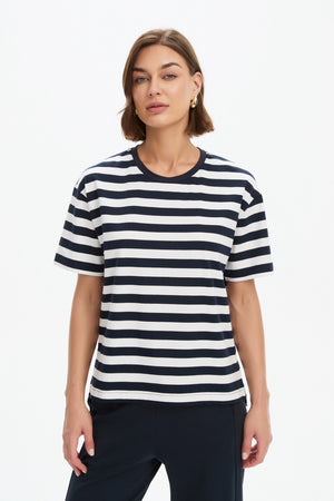 [PRE-ORDER] STRIPE BOXY TEE