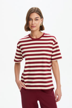 [PRE-ORDER] STRIPE BOXY TEE