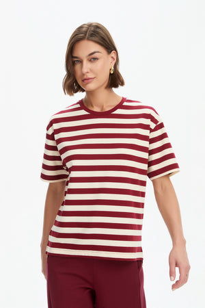 [PRE-ORDER] STRIPE BOXY TEE