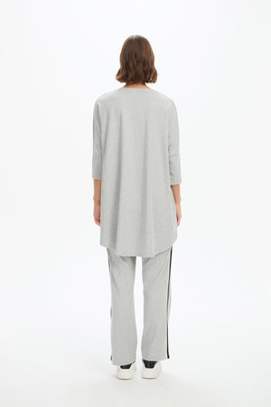 STRIPE FRONT 3/4 SLEEVE TEE