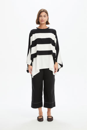 STRIPE OVERSIZED LAYER TOP