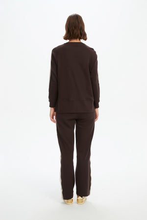 STRIPE SLEEVE SWEAT (SUMMER WEIGHT)