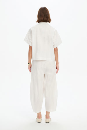 TEXTURED PINSTRIPE SHIRT
