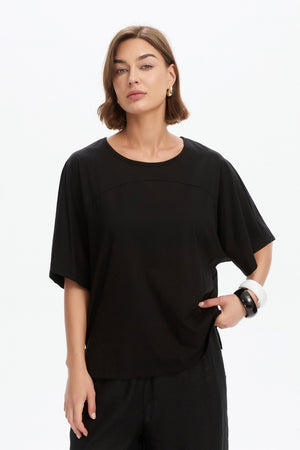 WIDE SLEEVE YOKE TEE