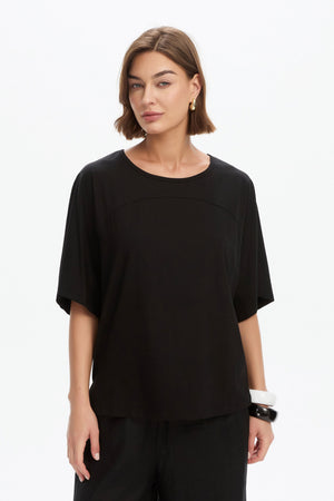 WIDE SLEEVE YOKE TEE